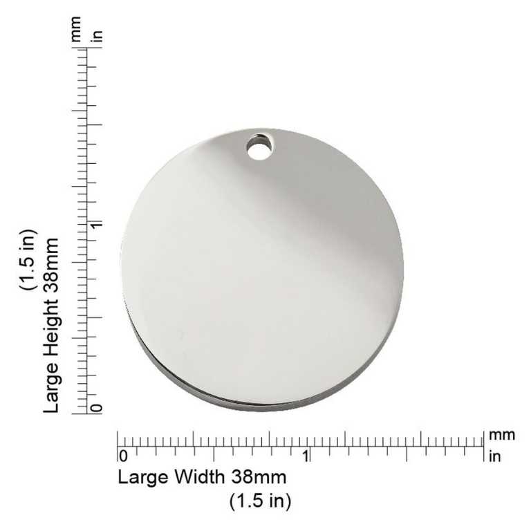 Abmessungen de la médaille Red Dingo 8CL-Large