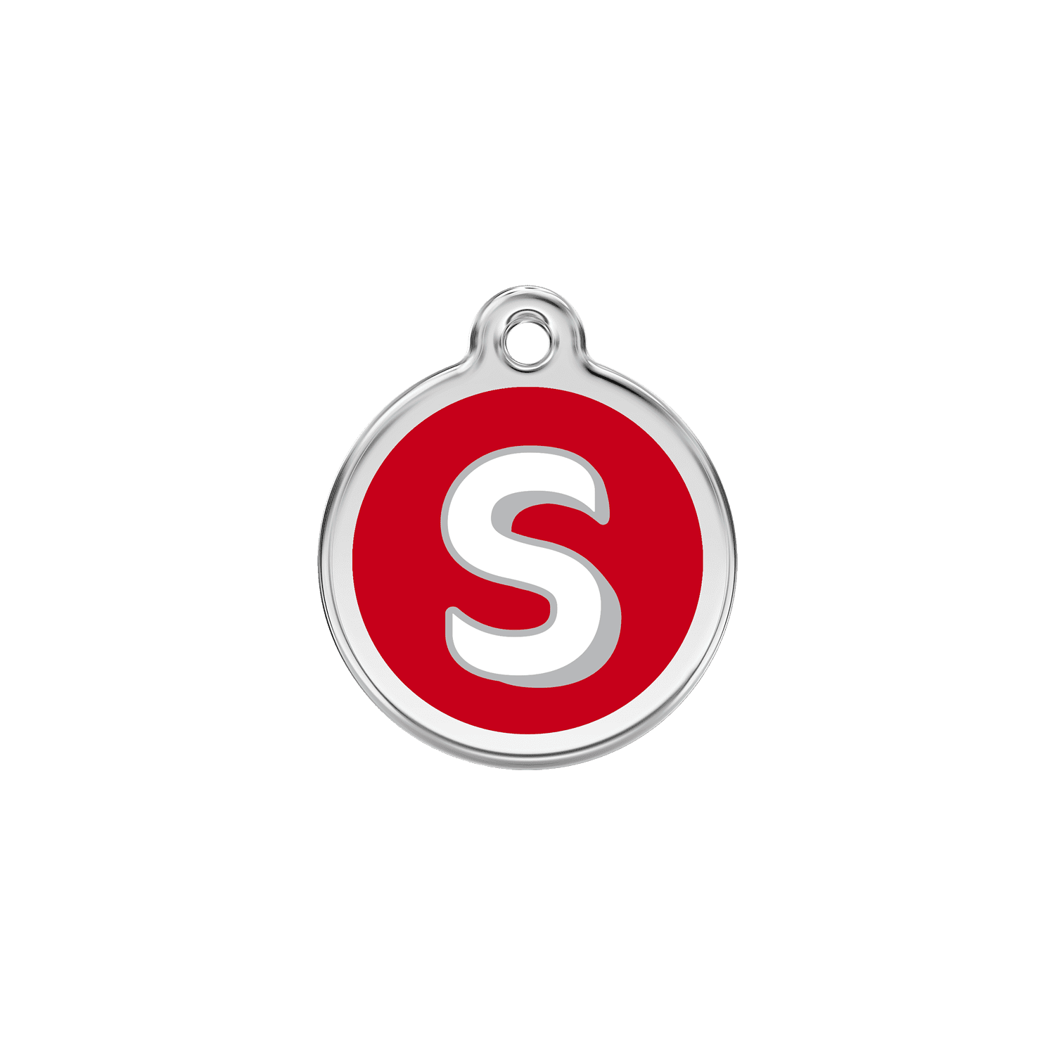 Vue avant - Médaille personnalisée Red Dingo S Rouge 20.00mm - Gravure incluse
