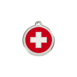 Katzenmarke Rotes Schweizer Kreuz S 20 mm