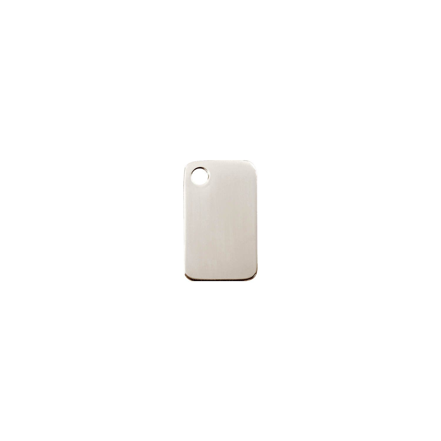 Vue avant - Médaille personnalisable pour chat Red Dingo en acier inoxydable - Größe S - Référence : 02-RT-ZZ-SM