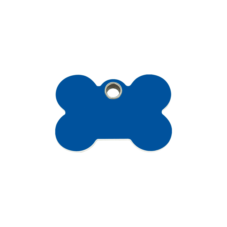 Vue avant - Médaille personnalisée pour chien/chat Red Dingo Os Bleu foncé - Größe S - 04-BN-DB-SM
