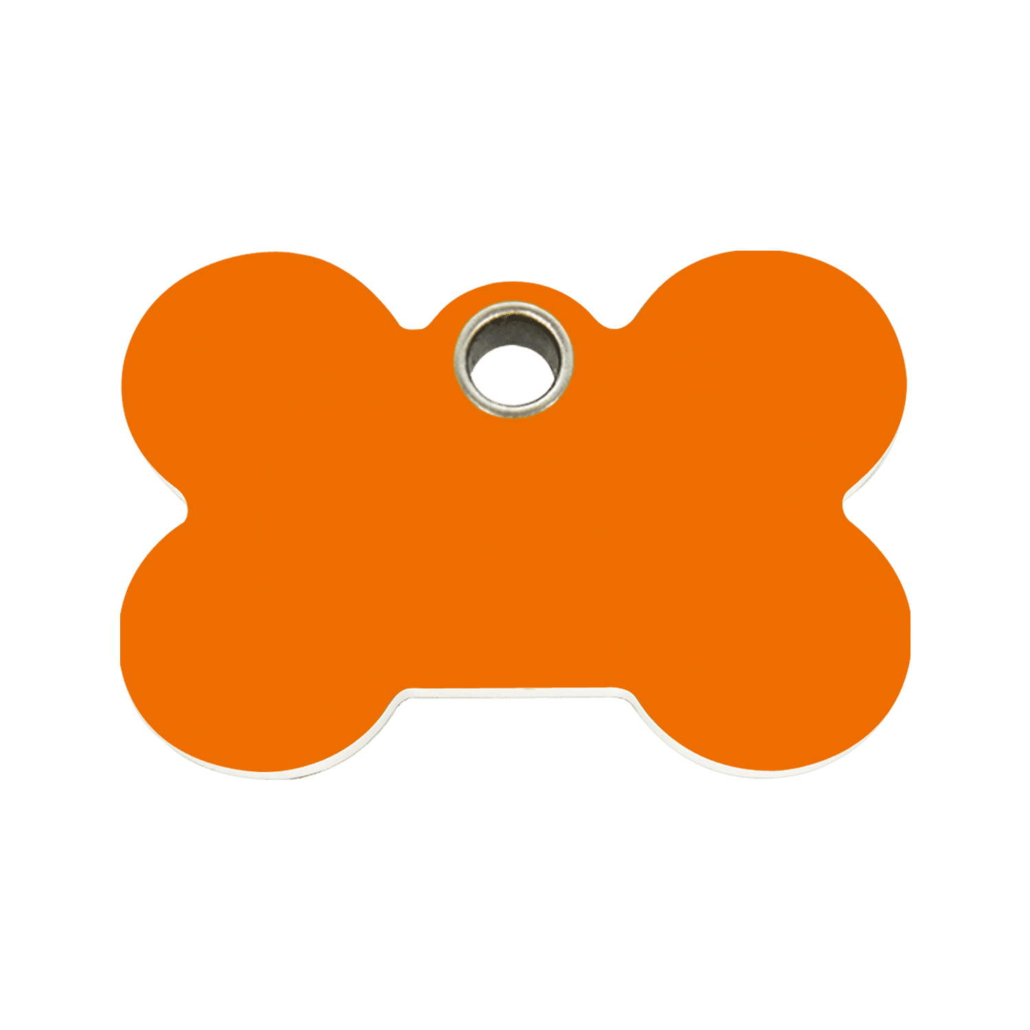 Vue avant - Médaille personnalisée pour chien Red Dingo Os Orange M - Gravure incluse