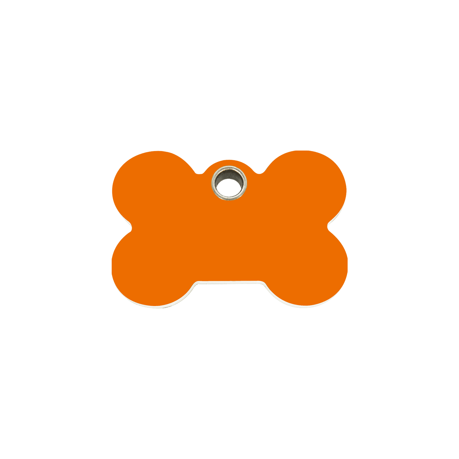 Vue avant - Médaille personnalisée pour chien/chat Red Dingo Os Orange S - Gravure incluse