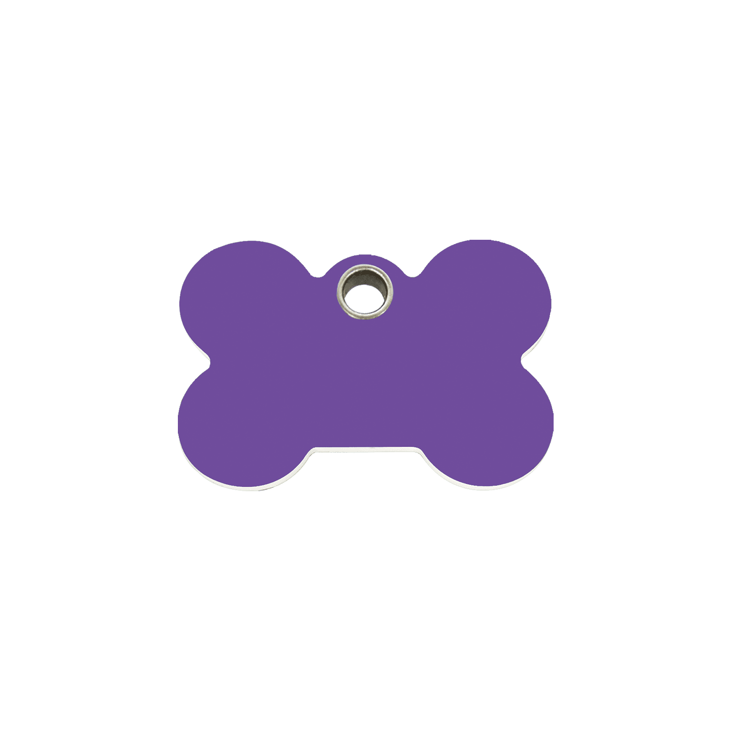 Vue avant - Médaille personnalisée pour chat Red Dingo Os Violet Größe S - 04-BN-PU-SM