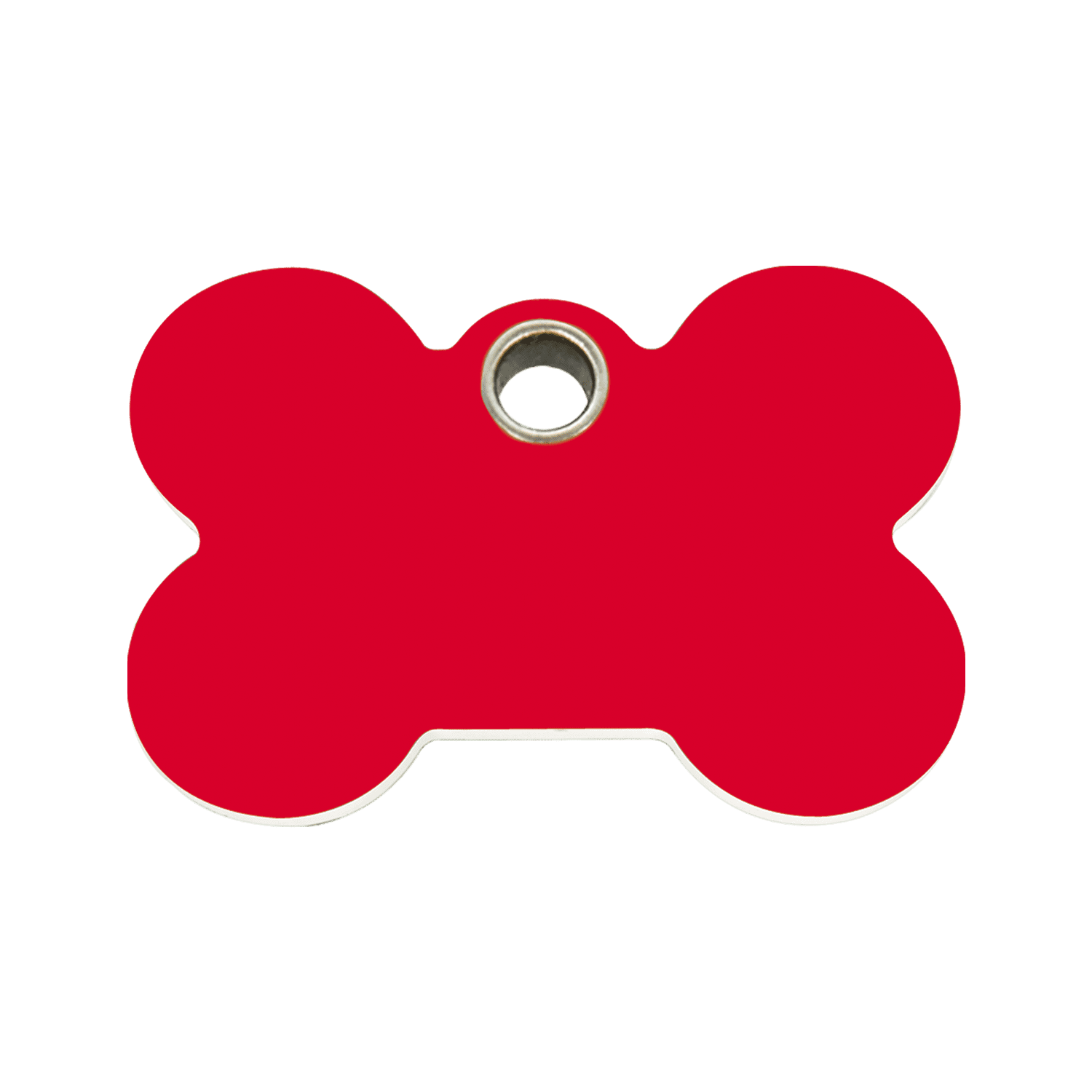 Vue avant - Médaille personnalisée pour chien Red Dingo Os Rouge Größe M - 04-BN-RE-ME