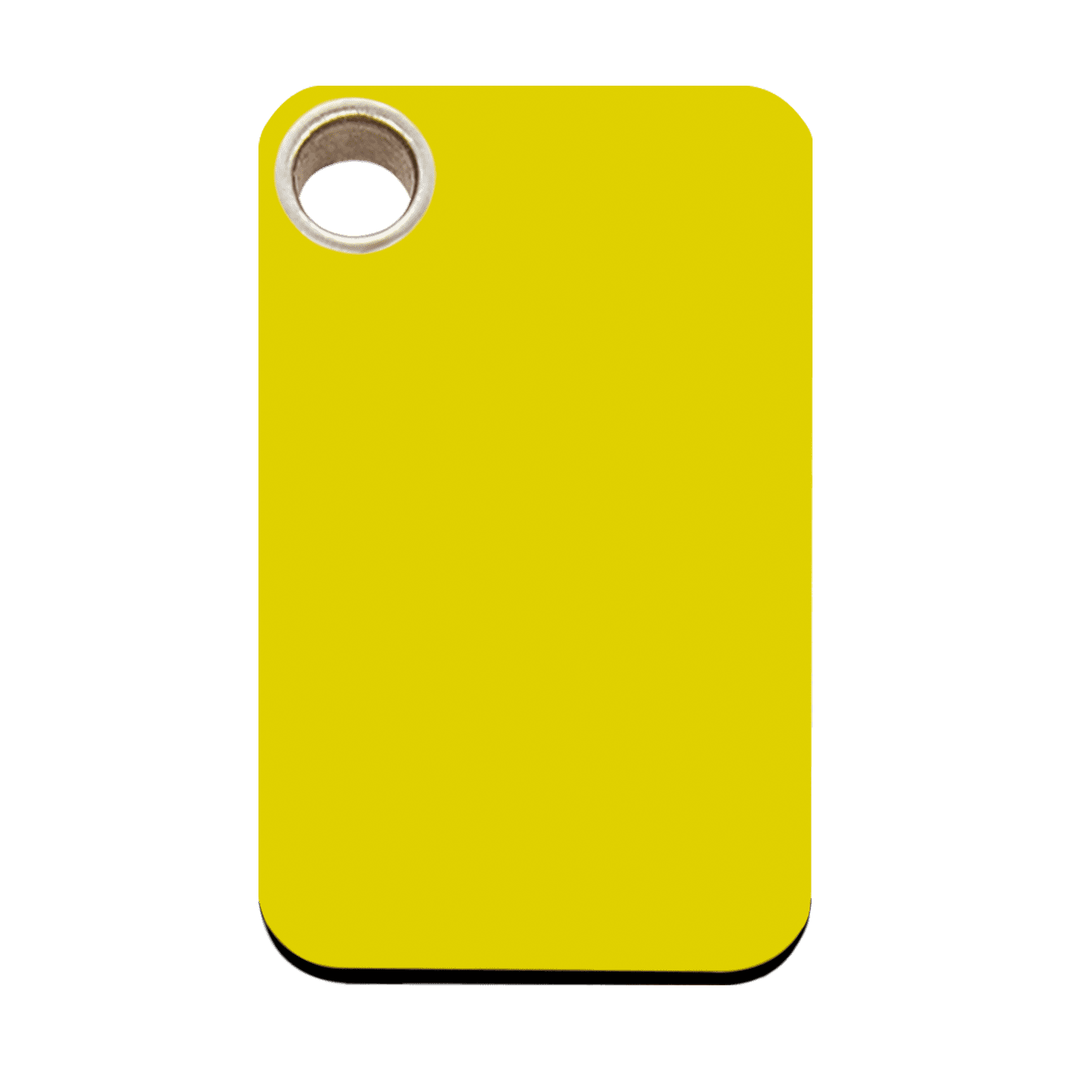 Vue avant - Médaille personnalisable pour chien - Red Dingo Jaune L - 04-RT-YE-LG