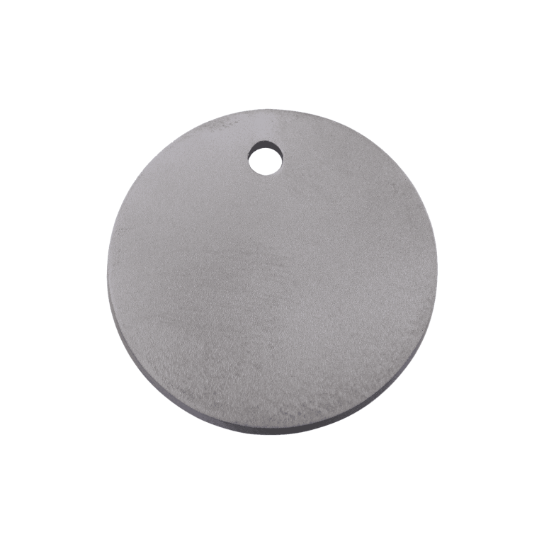 Vue avant - Médaille personnalisable Red Dingo Titane plat Cercle - Größe M - 0T-CL-ZZ-ME