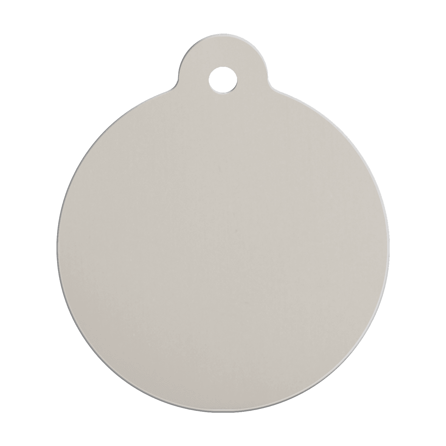 Vue arrière - Médaille personnalisée pour chien Red Dingo Croix Suisse Rouge L 38.00mm - Référence 01-SC-RE-LG