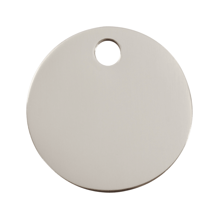 Vue arrière - Médaille personnalisée Red Dingo pour chien/chat - Acier inoxydable - Größe S