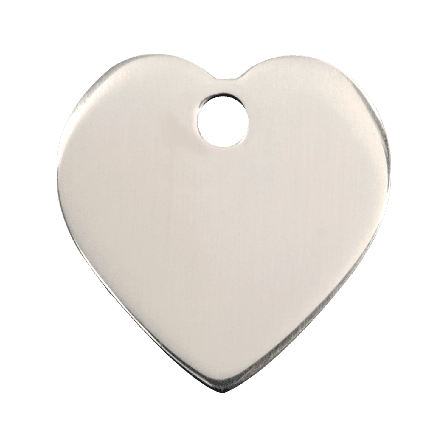 Vue arrière - Médaille personnalisable Red Dingo cœur acier inoxydable - Größe M - 02-HT-ZZ-ME